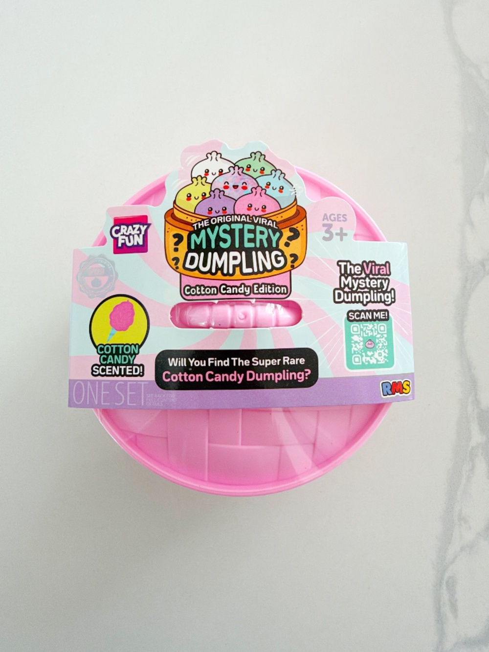 RMS Mystery Dumpling PINK Cotton Candy Edition SEALED Rare Squishy 💗